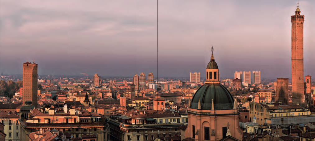 Vista panoramica su Bologna